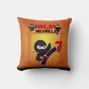 Coussin NINJA Movie Star Warrior Kicking it Karatkids