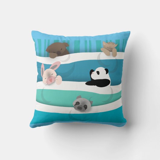 Coussin Nite Nite Sleeping Animaux (Verso)