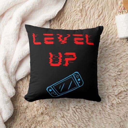 Coussin Niveau du jeu vidéo (Couverture)