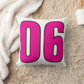 Coussin No. 06 - Énoncé numérique élégant Art (Couverture)