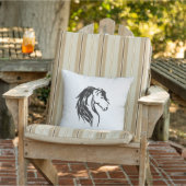 Coussin Noble tête de cheval (Chaise)