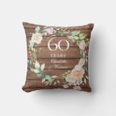 Coussin Noces de diamant - 60 ans de mariage (Recto)