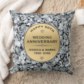 Coussin Noces de diamants à 50 ans de mariage (Couverture)