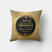 Coussin Noces d'or Glam or et diamants (Verso)