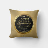 Coussin Noces d'or Glam or et diamants (Recto)