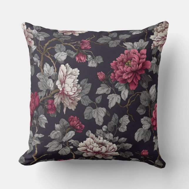 Coussin Nocturne in Bloom Decorative (Recto)