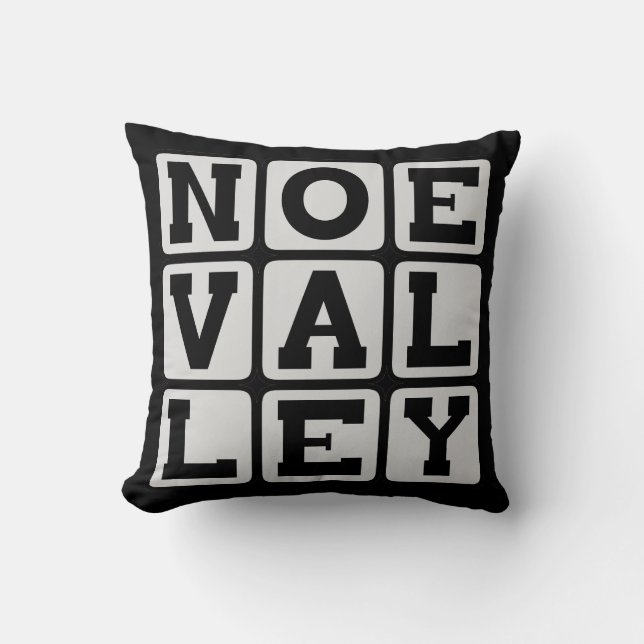 Coussin Noe Valley, quartier de San Francisco (Recto)