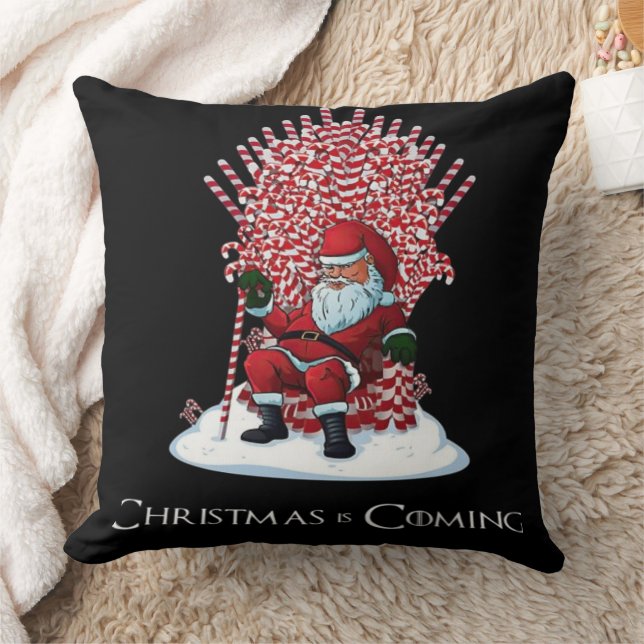 Coussin Noël arrive (Couverture)