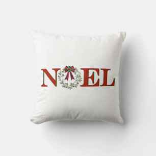 Coussin Noel avec couronne