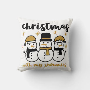 Coussin Noël Avec Mes Neiges