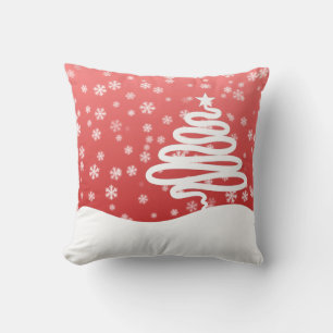 Coussin Noël blanc