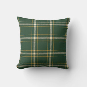 Coussin Noël Carreaux Verts Classiques