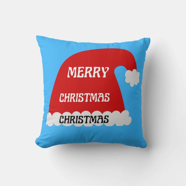 coussin Noël casquette design (Recto)