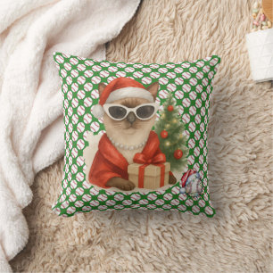 Coussin Noël de baseball à thème pour les Amoureux de les