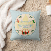 Coussin Noël de bébé de Cajun premier (Couverture)