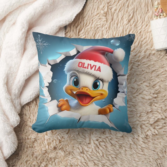 Coussin Noël de canard 3D (Couverture)