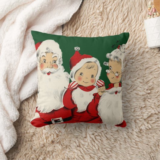 Coussin Noël de la famille père Noël (Couverture)