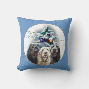 Coussin Noël de Labradoodle