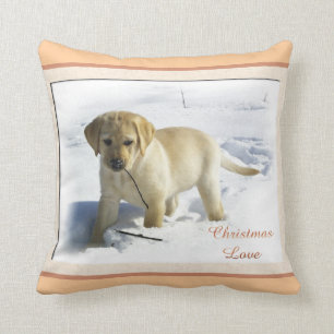 Coussin Noël de labrador retriever
