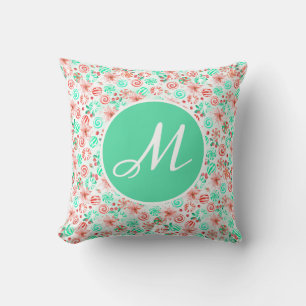 Coussin Noël de menthe