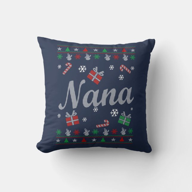 Coussin Noël de Nana (Recto)