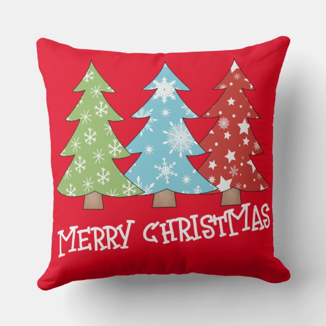Coussin Noël de Noël minimaliste Noël (Verso)