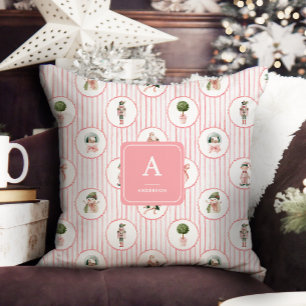 Coussin Noël des papillons papillon papillon rose