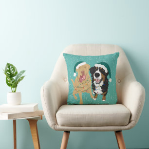 Coussin Noël Dudley et Bernois
