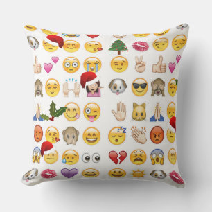 Coussin noël emojis