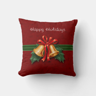 Coussin Noël et Holly Red