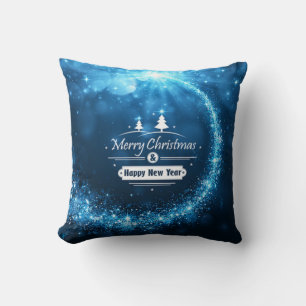Coussin Noël et Nouvel An des chutes de neige éblouissante