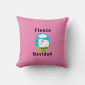 Coussin Noël "Fleece Navidad" (Recto)