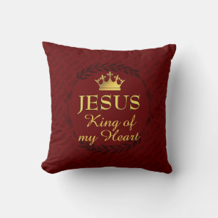 Coussin Noël   JESUS   Couronne