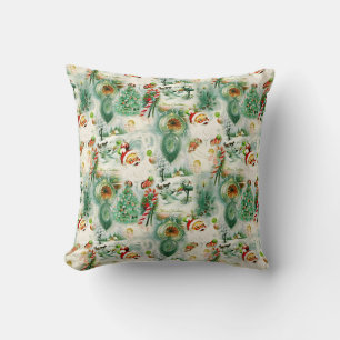 Coussin Noël Kitschmas nostalgique 