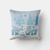 Coussin Noël mignon Snowman (Verso)