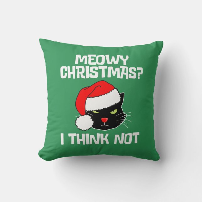 Coussin Noël miroité avec lumières multiples sur 2 côtés (Recto)