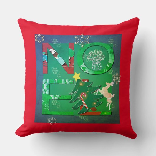 Coussin Noël "Noel" (Recto)