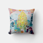 Coussin Noël par Florine Stettheimer (Recto)