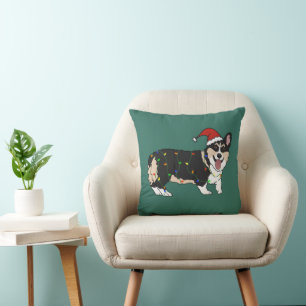 Coussin Noël Pembroke Welsh Corgi