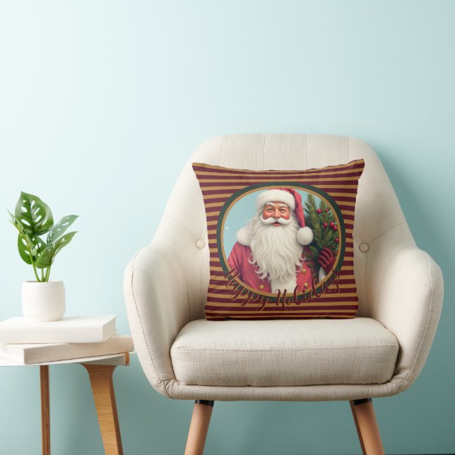 Coussin Noël Père Noël (Chaise)