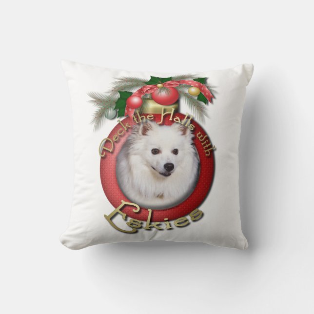 Coussin Noël - plate-forme les halls - Eskies (Recto)