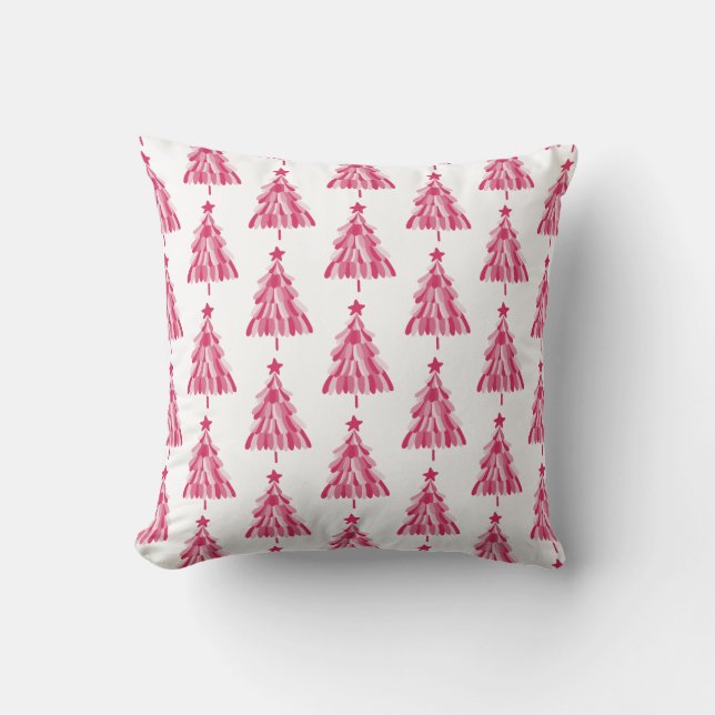Coussin Noël rose (Recto)
