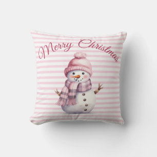 Coussin Noël rose