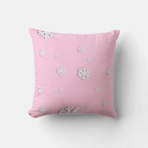 Coussin Noël rose
