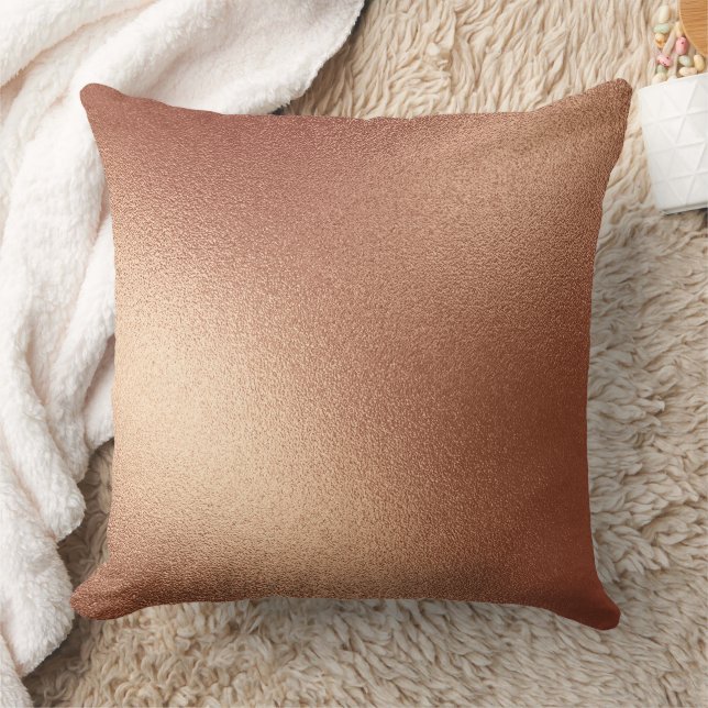 Coussin Noël rose en bronze or (Couverture)