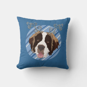 Coussin Noël Saint Bernard