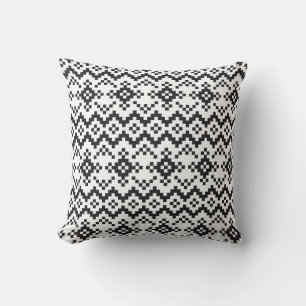 Coussin Noël Snowflakes Fair Isle Seamless Patternart