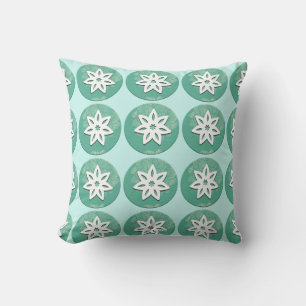 Coussin noël vert menthe