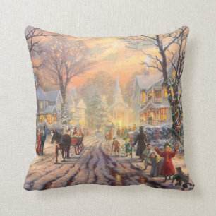 Coussin Noël victorien