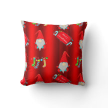 Noël Whimsical Red Gnomes